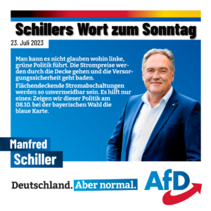 Manfred Schiller AfD Weiden - Energiepolitik
