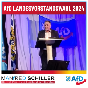 Manfred Schiller AfD - Landesvorstandswahl 2024