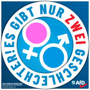 AfD Weiden - Es gibt nur zwei Geschlechter