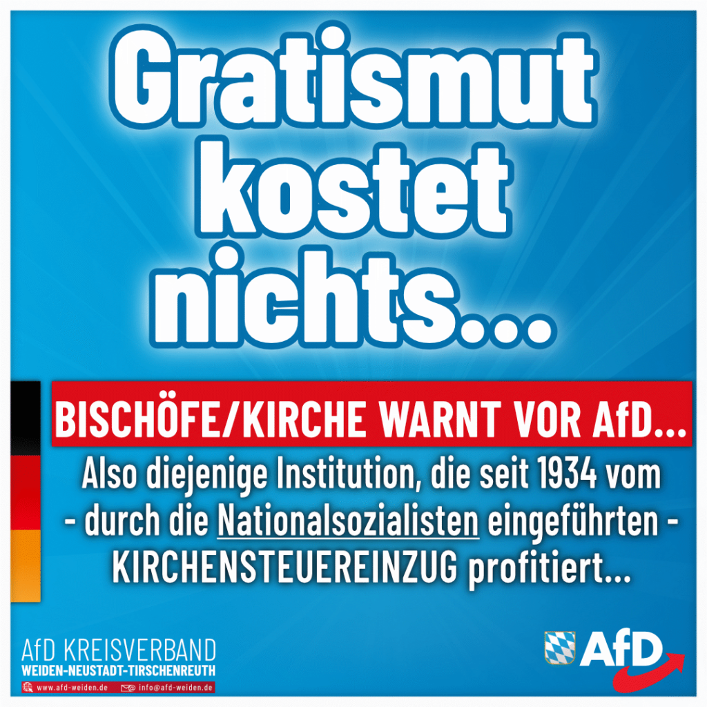 AfD Weiden - Kirche warnt vor AfD