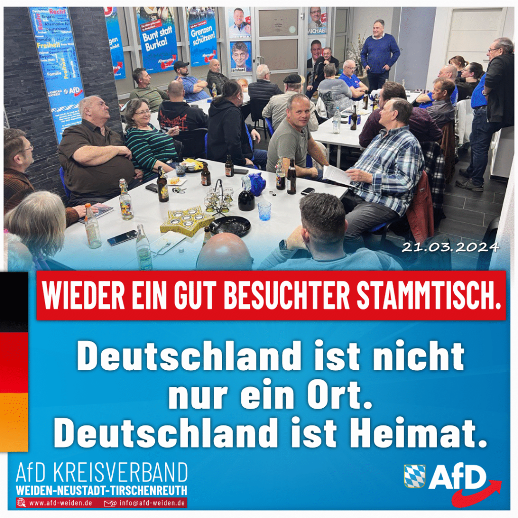 AfD Weiden Stammtisch 23.03.2024