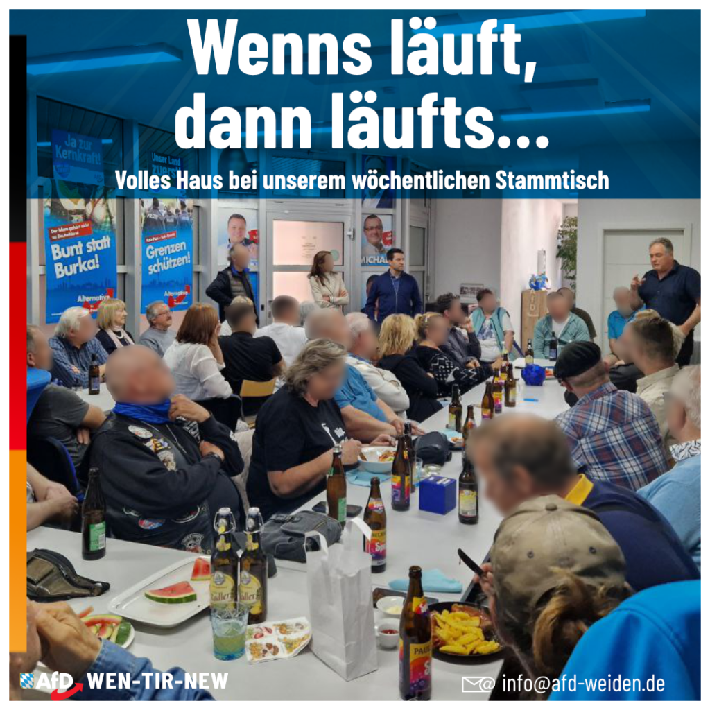 AfD Weiden - Stammtisch 13-06.2024