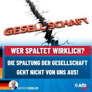 Manfred Schiller - Spaltung der Gesellschaft