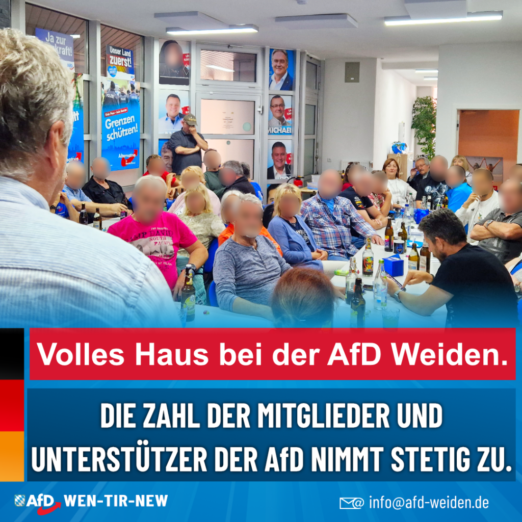 AfD Weiden - Volles Haus bei der AfD Weiden