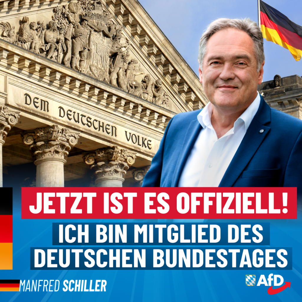 Manfred Schiller AfD - Mitglied des Deutschen Bundestages