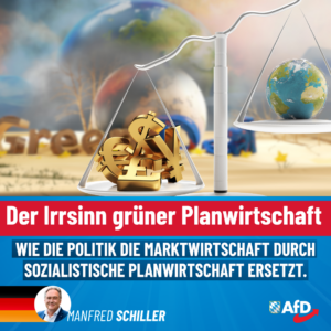 Manfred Schiller AfD - Der Irrsinn Grüner Planwirtschaft