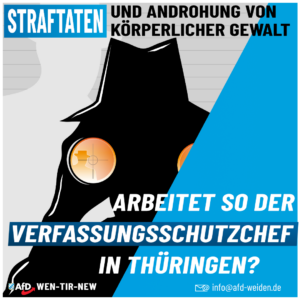 AfD Weiden - Arbeitet so der Verfassungsschutzchef